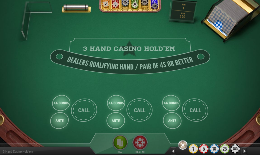 3 Hand Casino Hold Em