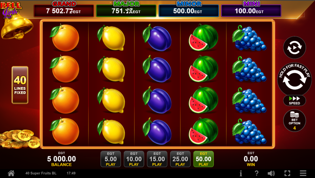 40 Super Fruits Bell Link