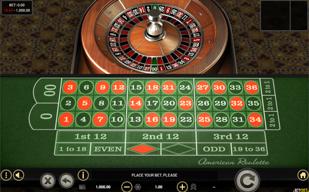 American Roulette - Betsoft