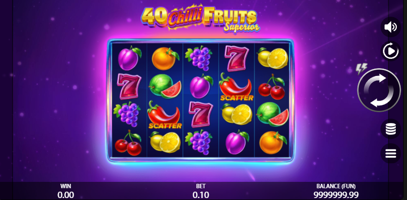 Как се играе 40 Chilli Fruits Superior слот