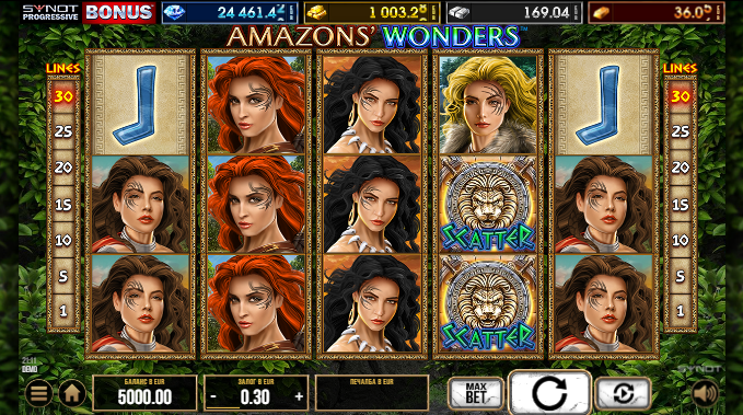 Как се играе Amazons Wonders слот