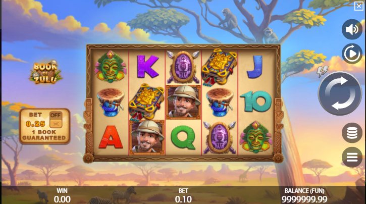 Как се играе Book of Zulu слот
