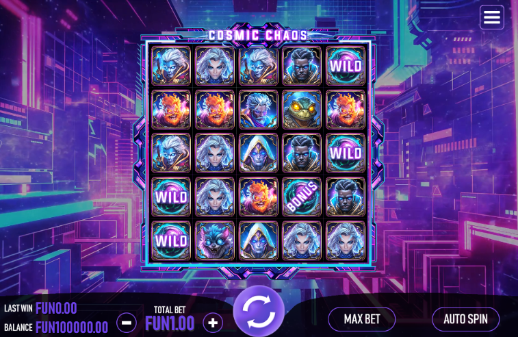 Как се играе Cosmic Chaos слот