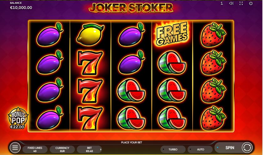 Слот игра Joker Stoker