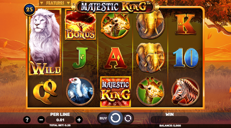 Как се играе Majestic King слот