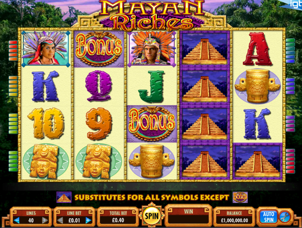 Как се играе Mayan Riches слот