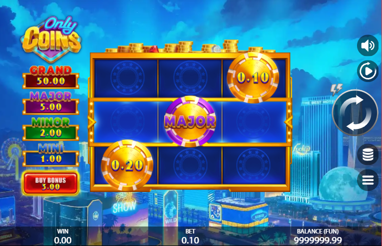 Как се играе Only Coins слот