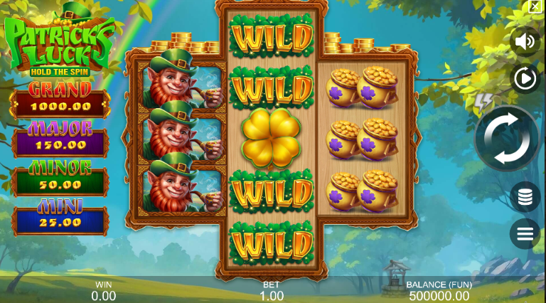 Как се играе Patric's Luck: Hold The Spin слот