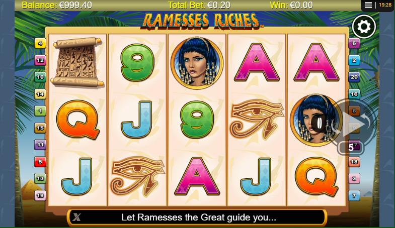 Как се играе Ramesses Riches слот