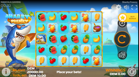 Как се играе Sharky Frenzy слот