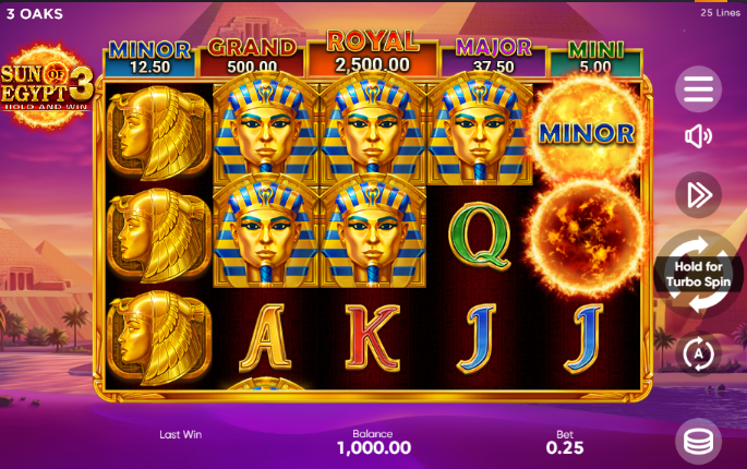 Как се играе Sun of Egypt 3 слот