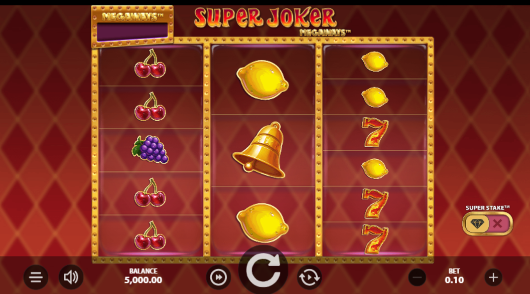 Как се играе Super Joker Megaways слот