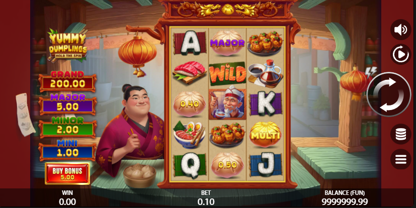 Как се играе Yummy Dumplings: Hold the Spin слот