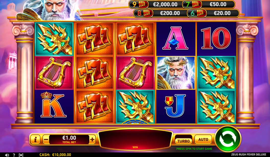Zeus Rush Fever Deluxe